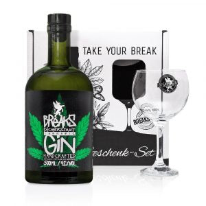 Geschenk-Set Gin 500 ml + Glas