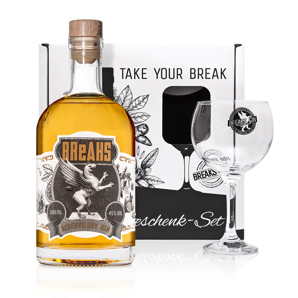 Geschenk-Set Gin 500 ml + Glas