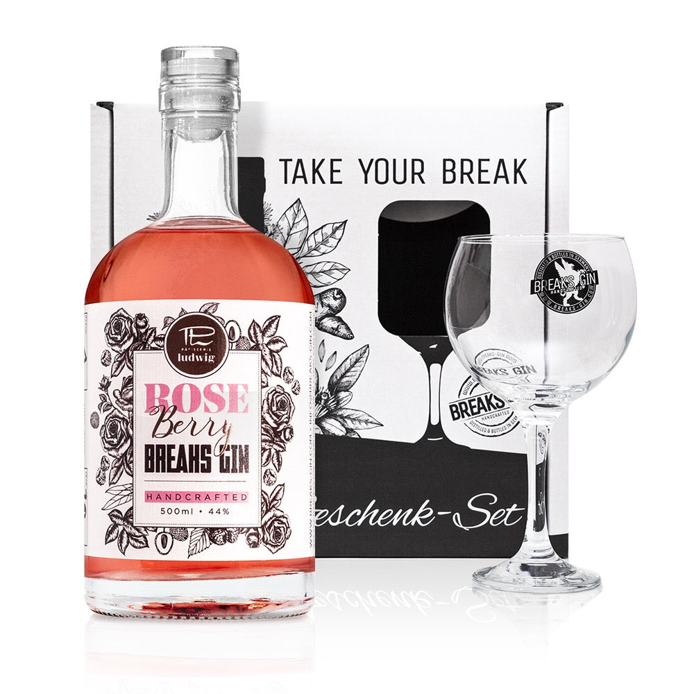 Geschenk-Set Gin 500 ml + Glas