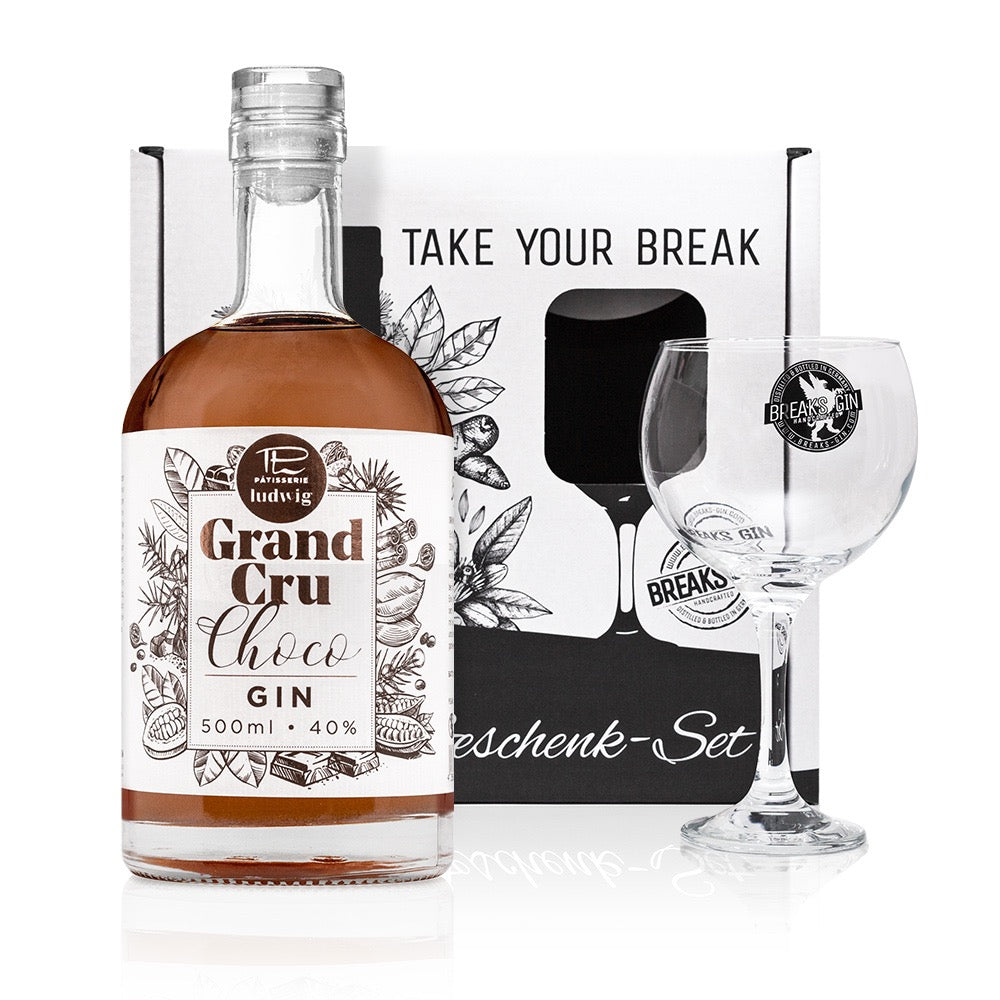 Geschenk-Set Gin 500 ml + Glas