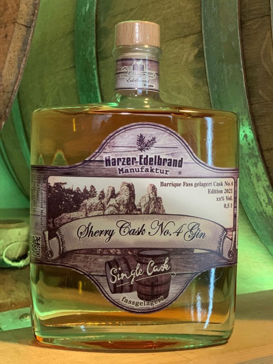 Destillierter GIN aus dem Sherry Fass "Sherry Cask No. 4 GIN" 44,8%