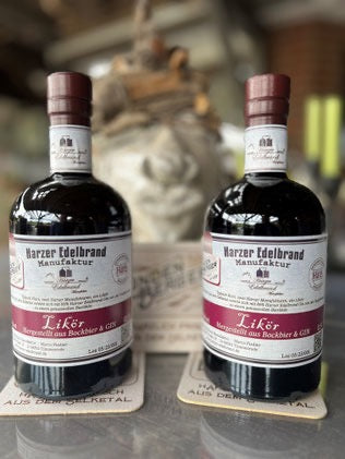 Bockbier GIN Likör aus der Harzer Edelbrand Manufaktur